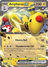 Ampharos ex Prize Pack Series Cards #16
