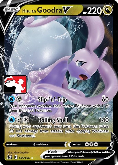 Hisuian Goodra V #135 Prize Pack Series Cards