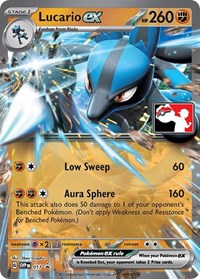 Lucario ex #17 Prize Pack Series Cards