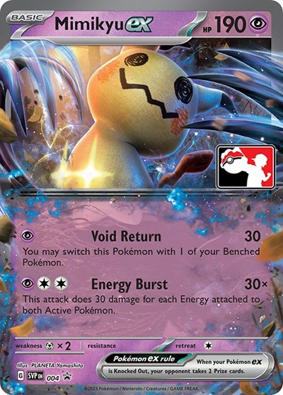 Mimikyu ex #4 Prize Pack Series Cards
