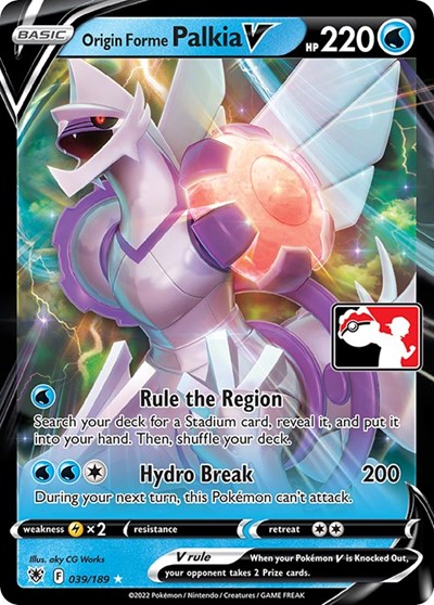 Origin Forme Palkia V #39 Prize Pack Series Cards
