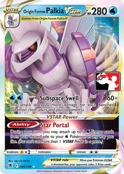 Origin Forme Palkia VSTAR #40 Prize Pack Series Cards