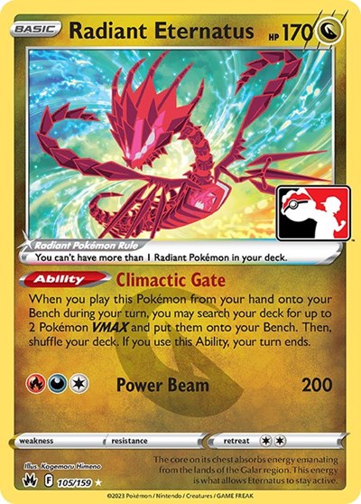 Radiant Eternatus #105 Prize Pack Series Cards