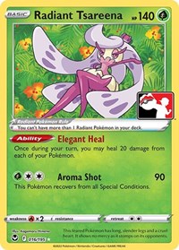 Radiant Tsareena #16 Prize Pack Series Cards