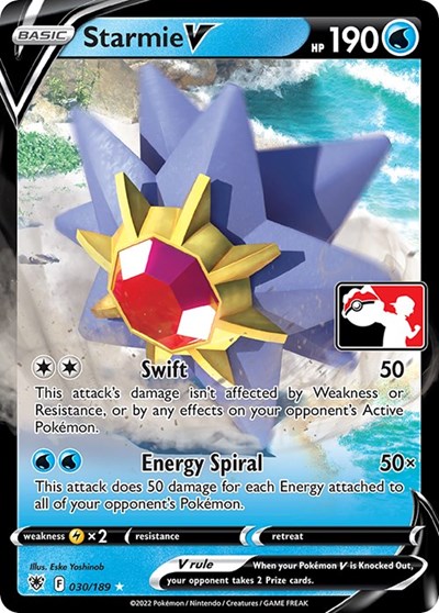 Starmie V #30 Prize Pack Series Cards
