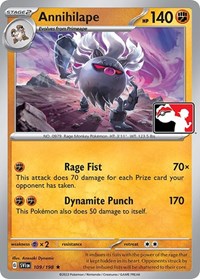 Annihilape #109 Prize Pack Series Cards