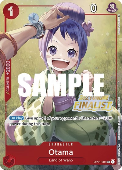 Otama (Online Regional 2023) [Finalist] #OP01-006 One Piece Promotion Cards