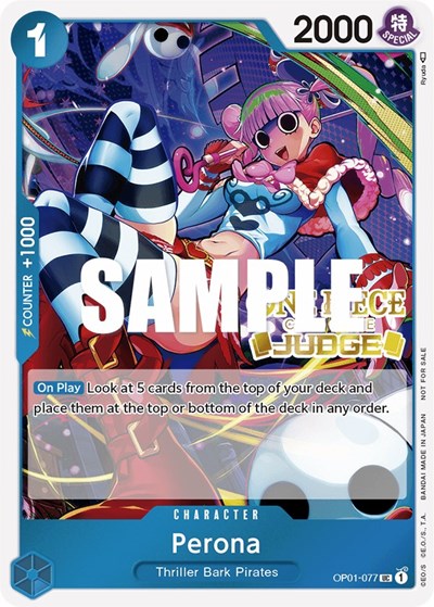 Perona (Judge Pack Vol. 2) #OP01-077 One Piece Promotion Cards