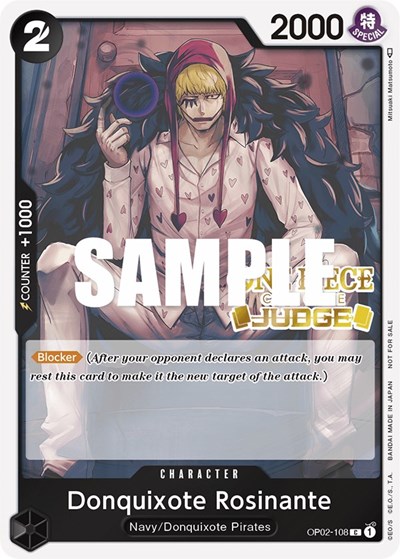 Donquixote Rosinante (Judge Pack Vol. 2) #OP02-108 One Piece Promotion Cards