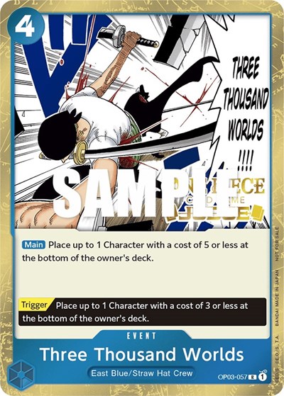 Three Thousand Worlds (Judge Pack Vol. 2) #OP03-057 One Piece Promotion Cards