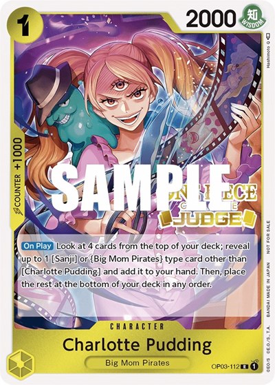 Charlotte Pudding (Judge Pack Vol. 2) #OP03-112 One Piece Promotion Cards