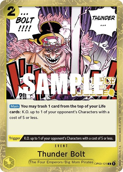 Thunder Bolt (Judge Pack Vol. 2) #OP03-121 One Piece Promotion Cards