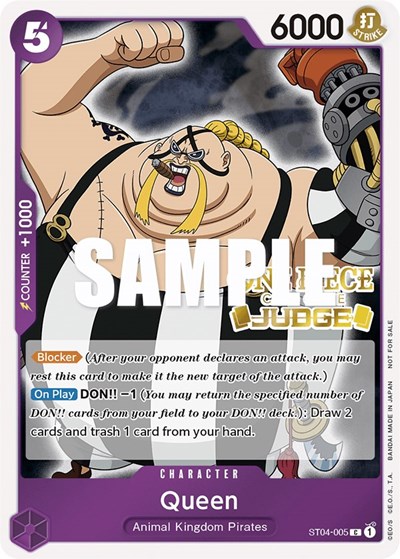 Queen (Judge Pack Vol. 2) #ST04-005 One Piece Promotion Cards