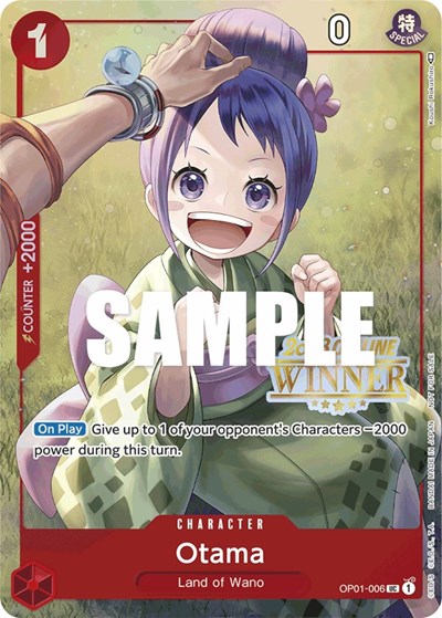 Otama (Offline Regional 2023) [Winner] #OP01-006 One Piece Promotion Cards