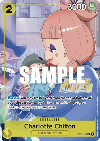Charlotte Chiffon (Offline Regional 2023) [Finalist] #OP03-109 One Piece Promotion Cards