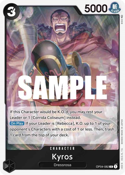 Kyros #OP04-082 Kingdoms of Intrigue