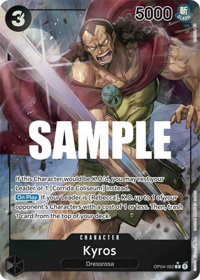 Kyros (Alternate Art) #OP04-082 Kingdoms of Intrigue