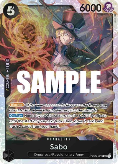 Sabo #OP04-083 Kingdoms of Intrigue