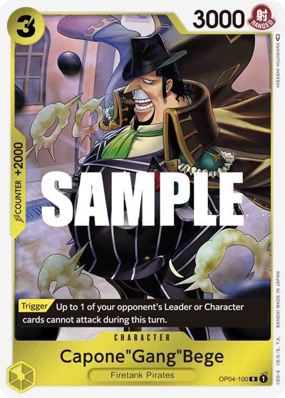 Capone"Gang"Bege #OP04-100 Kingdoms of Intrigue
