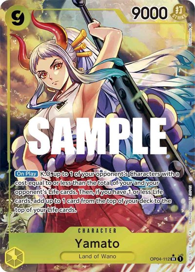 Yamato (Alternate Art) #OP04-112 Kingdoms of Intrigue