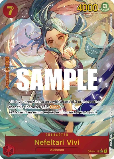 Nefeltari Vivi (Alternate Art) #OP04-118 Kingdoms of Intrigue