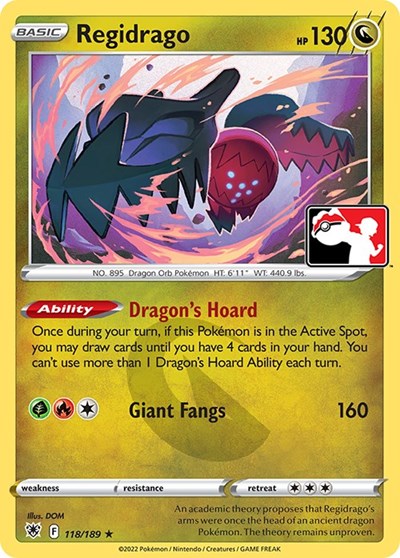 Regidrago #118 Prize Pack Series Cards