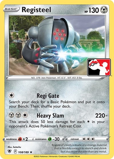 Registeel #108 Prize Pack Series Cards