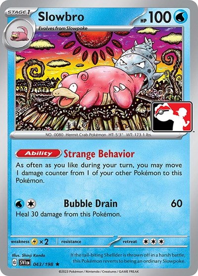 Slowbro #43 Prize Pack Series Cards