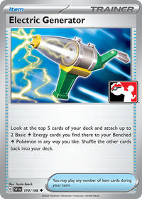 Electric Generator #170 Prize Pack Series Cards