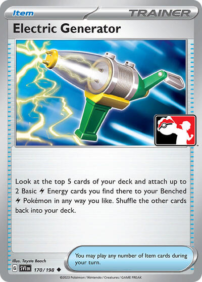Electric Generator #170 Prize Pack Series Cards