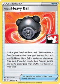Hisuian Heavy Ball #146 Prize Pack Series Cards