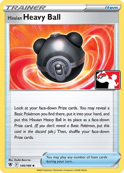 Hisuian Heavy Ball #146 Prize Pack Series Cards