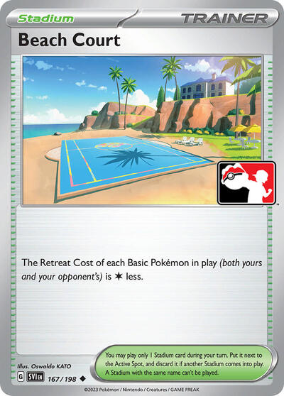 Beach Court #167 Prize Pack Series Cards