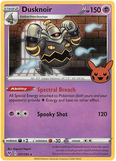 Dusknoir #71 Trick or Trade BOOster Bundle 2023