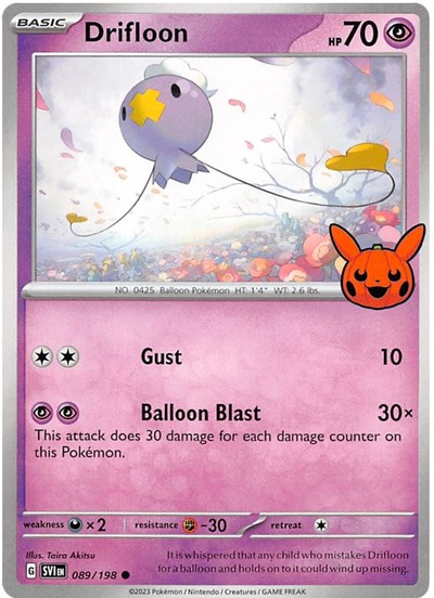 Drifloon #89 Trick or Trade BOOster Bundle 2023