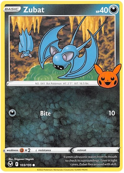 Zubat #103 Trick or Trade BOOster Bundle 2023