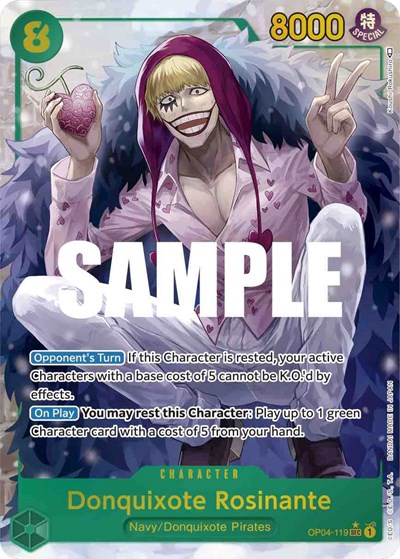 Donquixote Rosinante (Alternate Art) #OP04-119 Kingdoms of Intrigue