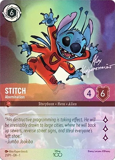 Stitch - Abomination (Alternate Art) #21 Disney100 Promos