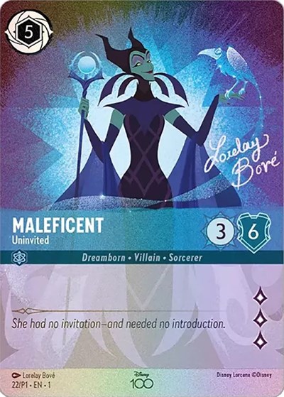 Maleficent - Uninvited (Alternate Art) #22 Disney100 Promos