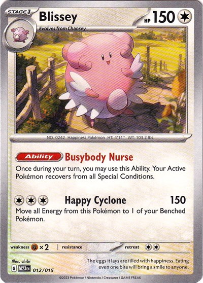 Blissey #12 McDonald's Promos 2023