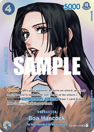 Boa Hancock (SP) #OP01-078 Kingdoms of Intrigue