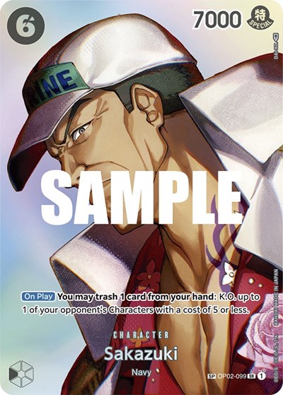 Sakazuki (SP) #OP02-099 Kingdoms of Intrigue