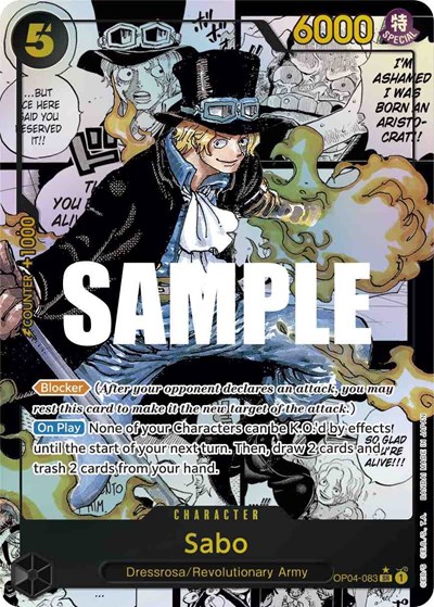 Sabo (Alternate Art) (Manga) #OP04-083 Kingdoms of Intrigue
