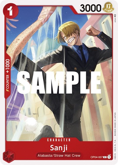 Sanji #OP04-007 Kingdoms of Intrigue