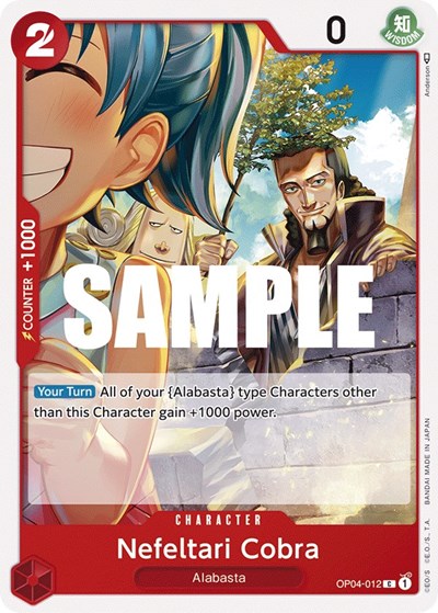 Nefeltari Cobra #OP04-012 Kingdoms of Intrigue