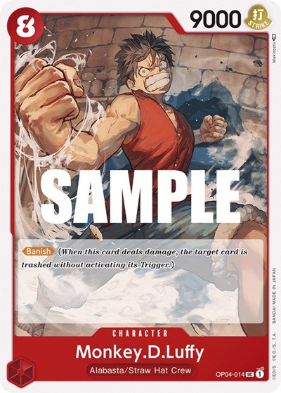 Monkey.D.Luffy #OP04-014 Kingdoms of Intrigue
