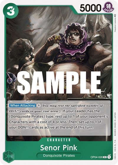 Senor Pink #OP04-026 Kingdoms of Intrigue