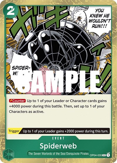 Spiderweb #OP04-035 Kingdoms of Intrigue