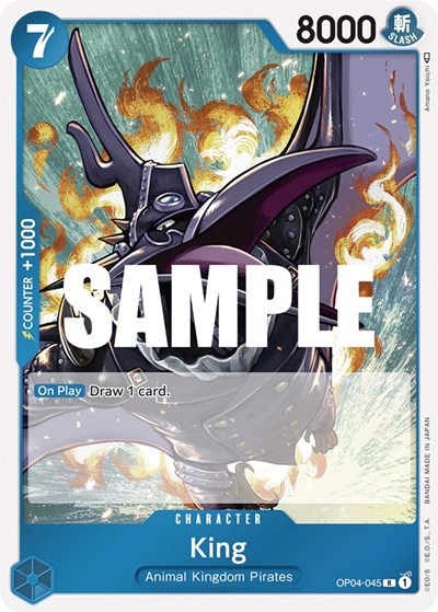 King #OP04-045 Kingdoms of Intrigue