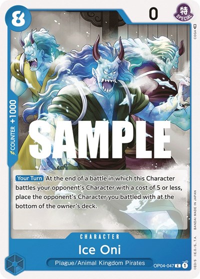 Ice Oni #OP04-047 Kingdoms of Intrigue